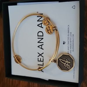 Alex and Ani "A" Bracelet